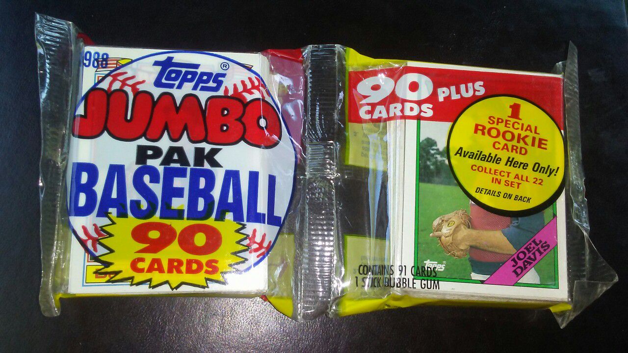 Topps 1988 Jumbo Baseball Cards
