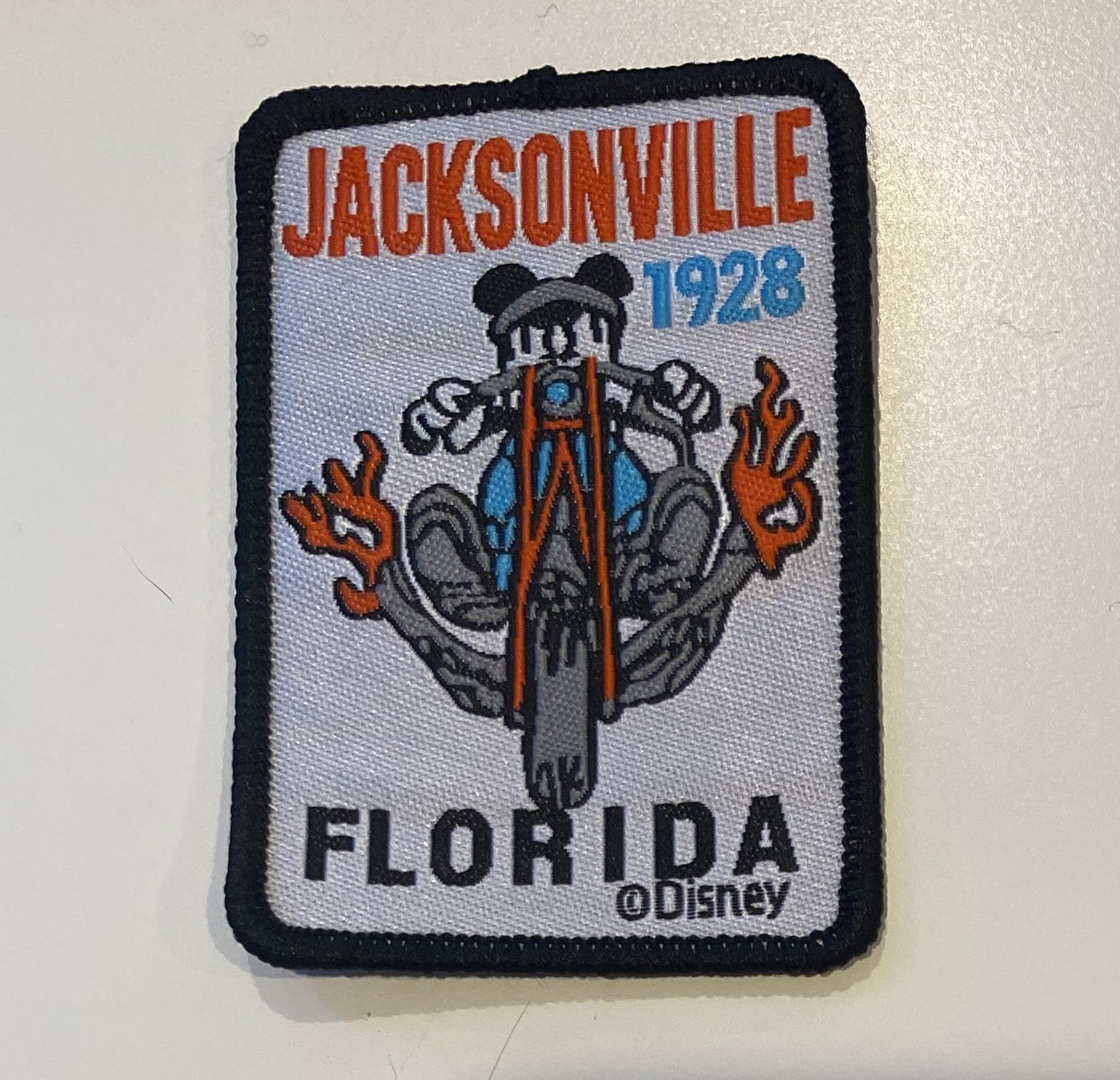 Jacksonville Florida 1928 Mickey Mouse Iron On Patch