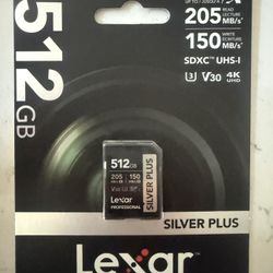 Lexar Silver Plus 512 GB SD Card