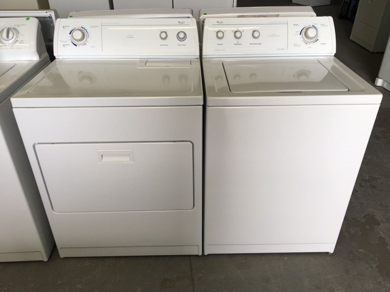Whirlpool washer dryer pair