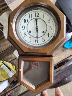 Vintage Hanging Clock 