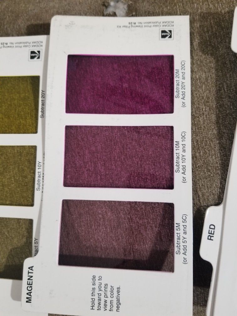 Kodak Color Print Viewing Filter Kit for Sale in Glendale Kodak Color Print Viewing Filter Kit for Sale in Glendale