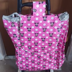 Shopping car with wheels