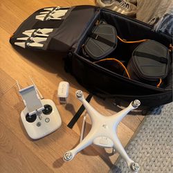 DJI Phantom 4 Drone with backpack
