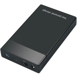 3.5 Inch External Case HDD Enclosure to USB 3.0 Disk Reader Support UASP Transfe