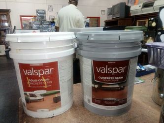 3 - 5 gallon Valspar paint - $30.00 each