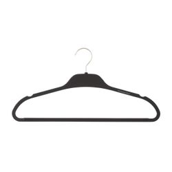 50 Non-Slip Rubberized Hangers (The Container Store)