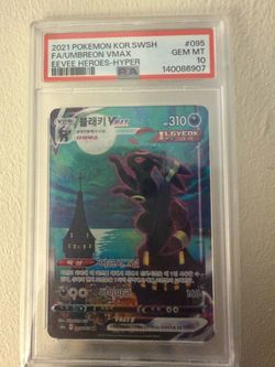 Pokemon umbreon vmax korean psa 10