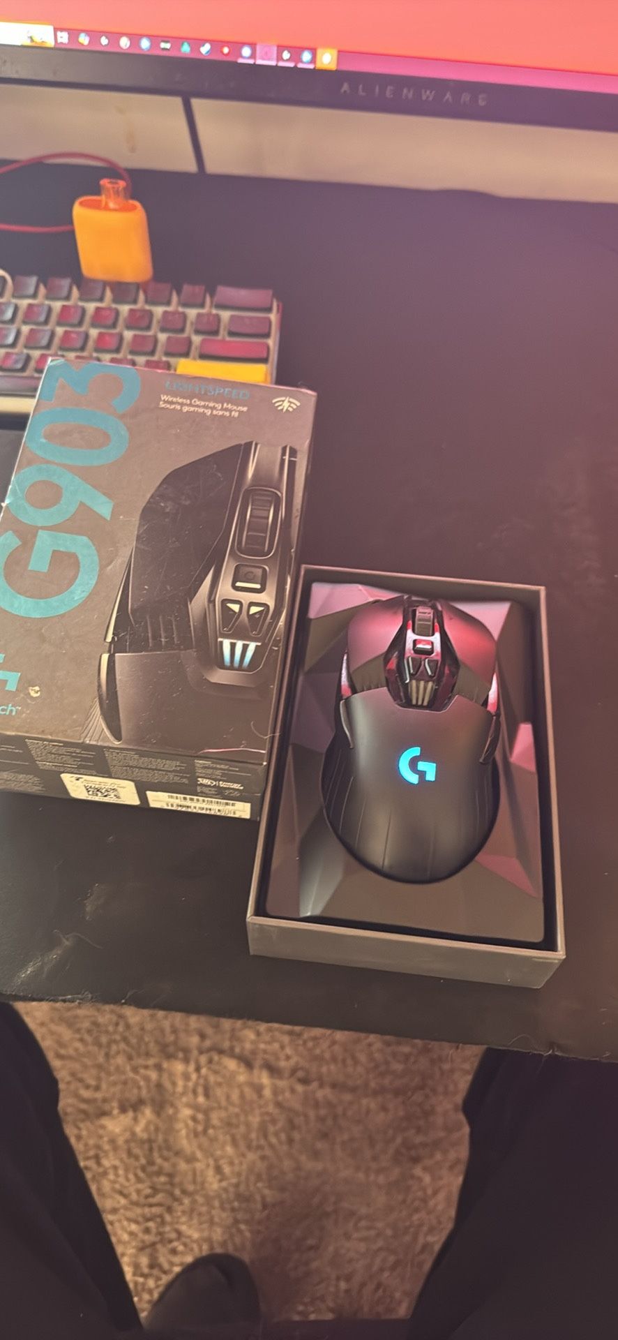 Logitech g903 with box and accessories