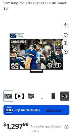 Samsung 75 Inc Led Q70D MODEL