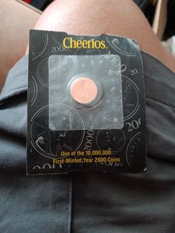 Cheerios First Mint Year 2000 Coin