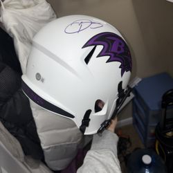 Signed Odell Beckham Helmet 