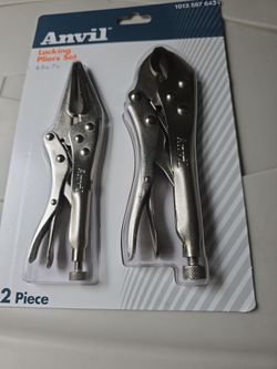 ANVIL LOCKING PLIERS SET 6.5 IN, 7 IN PRICE IS FIRM