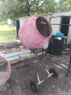 Husky cement mixer