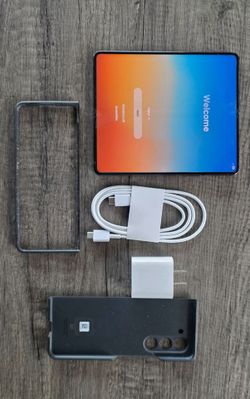 Samsung Galaxy Z Fold5 256GB — Unlocked (Tested on Google Fi) w/ S Pen, Case + Charger