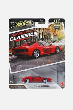 Hot Wheels Premium Ferrari Testarossa Modern Classics Car Culture