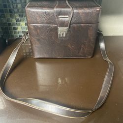 Vintage Leather Camera Bag 