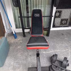 Bench Weight Bench With Bar And Weights