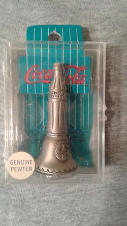 New Coca-Cola genuine pewter Bell