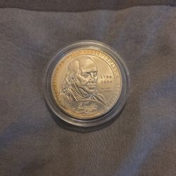 2006 Benjamin Franklin "Founding Father" commemorative silver dollar