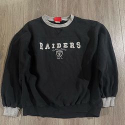 Oakland Raiders crewneck size XL
