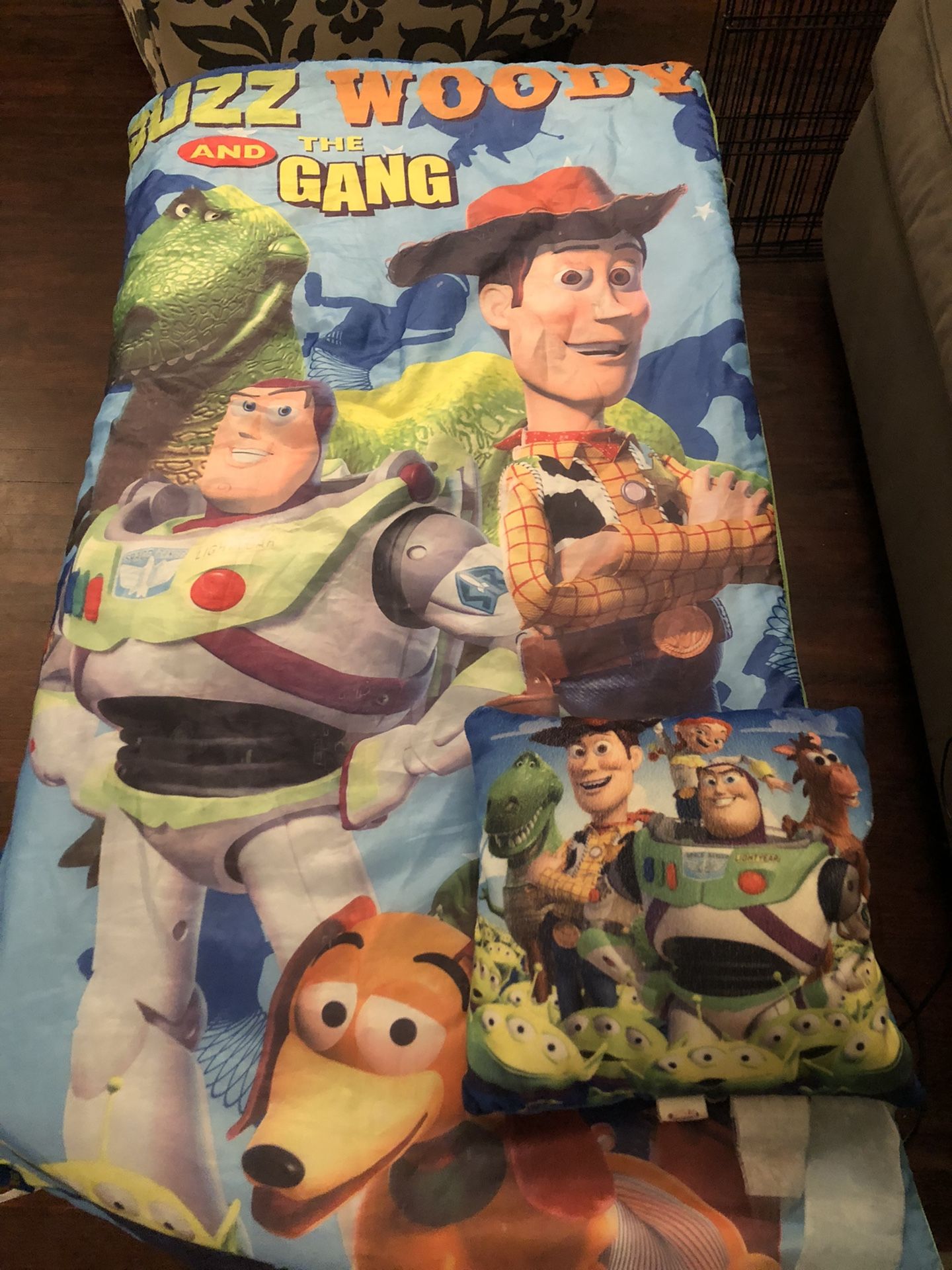 Toy Story Sleeping Bag W Pillow And Carry Bag