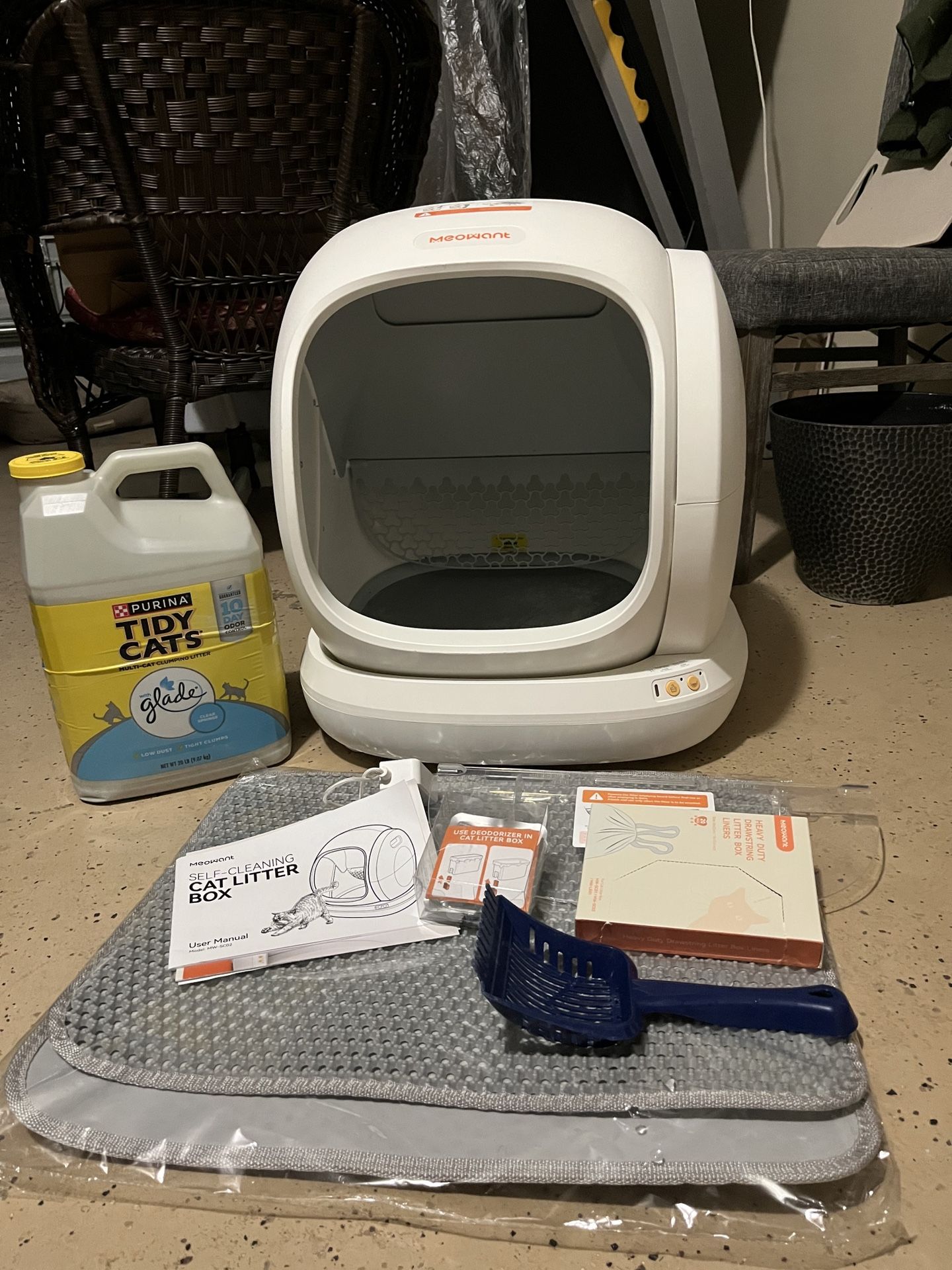 Electric Robot Cat Litter Box