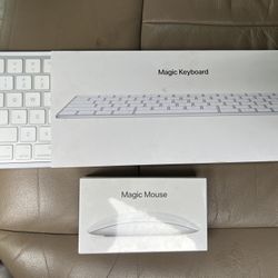 Apple Magic Mouse & Keyboard