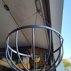 Metal Hanging Planter.