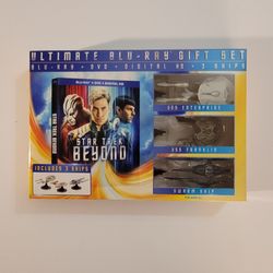 STAR TREK BEYOND: Ultimate  Blu-Ray Gift Set/ Blu-Ray+DVD+Digital  HD+three Ships