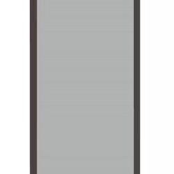 36 in. x 80 in. Delray Bronze Outswing Metal Hinged Screen Door