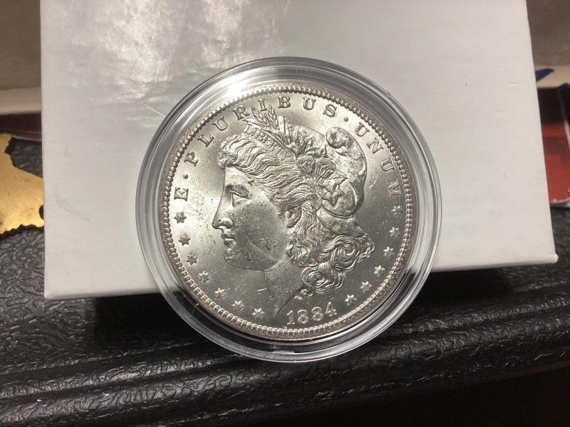 1884 CC BU GEM MORGAN SILVER DOLLAR UNC FROSTY