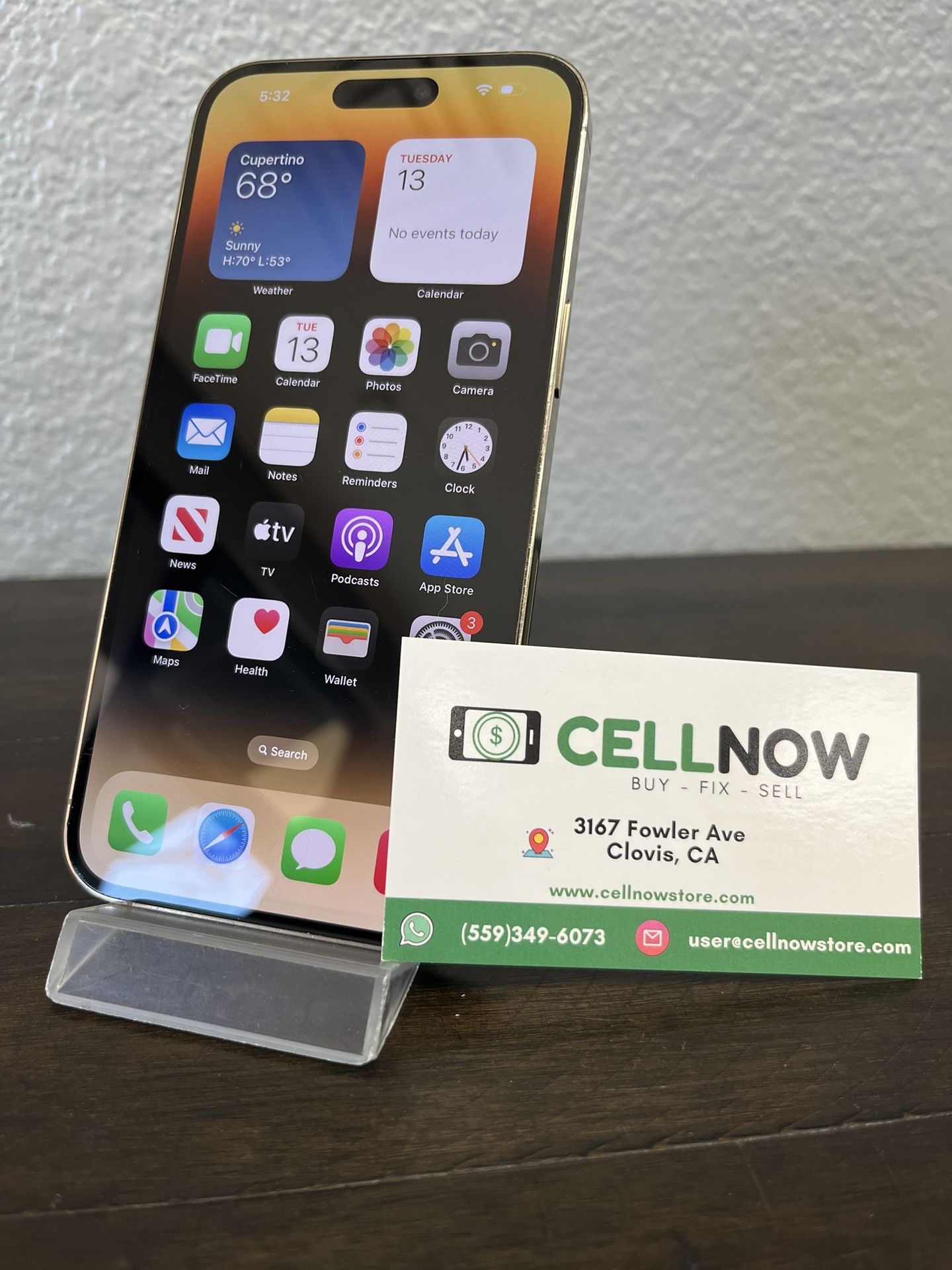 iPhone 14 Pro Max Unlocked 128GB - Gold