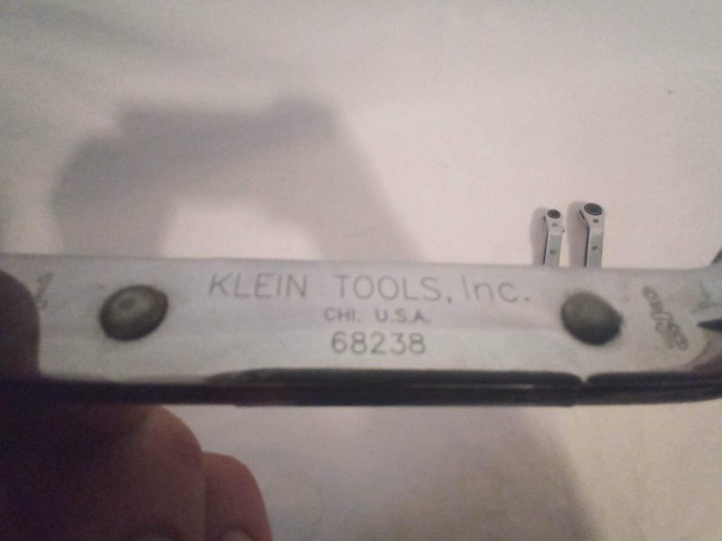 3 Klein Tools Made in USA Reversible Ratcheting Box Wrenches for Sale
