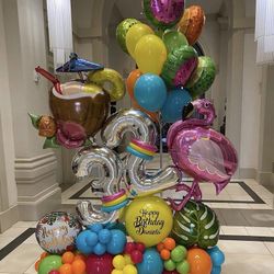 Balloons Bouquet - Happy Birthday 