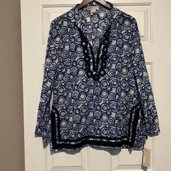 Michael Kors Blouse New With Tag Side L