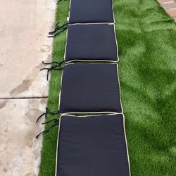 Navy Blue Sunbrella Seat Cushions 