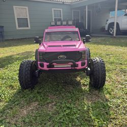 Pink Powerwheels 24v Ford 450 truck