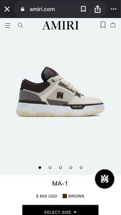 Amiri MA-1 Low Top Sneakers *100% REAL*