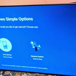 TV SAMSUNG 65" CRYSTAL SMART 4K little scratch