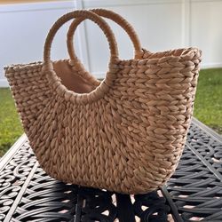 Handmade Straw Tote Bag