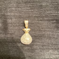 Diamond Money Bag  / Diamond Earrings 