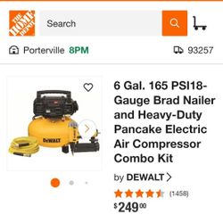 Dewalt Pancake Air Compressor 