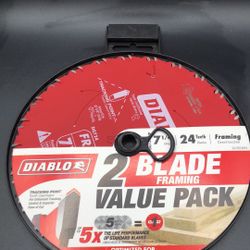 Diablo Blade 2-PK New 7 1/4”