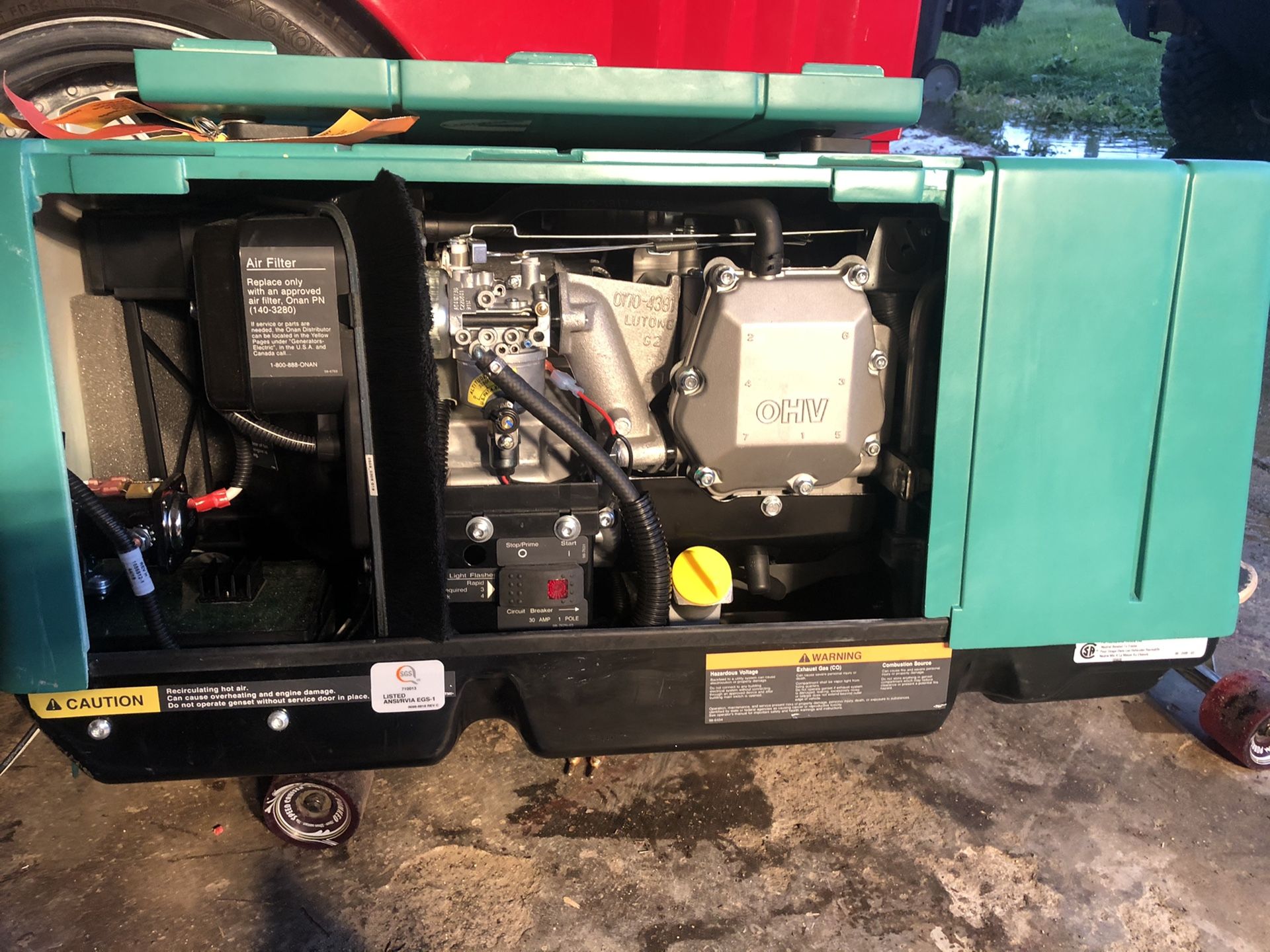 CUMMINS ONAN RV QG 4000 WATT GENERATOR for Sale in Galt, CA OfferUp
