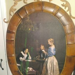 Photo Frame or Wall  Picture Victorian  Canvas Painting  31X21