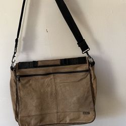 Vintage leather Laptop Briefcase Shoulder Case