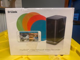 D-Link mydlink DNR-322L 2-Bay Network Video Recorder NVR New Sealed in Box
