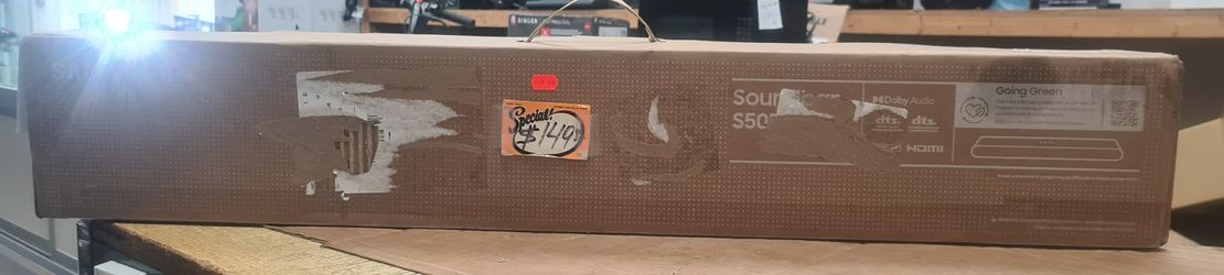 Samsung HW-S50B/ZA 3.0ch All-in-One Soundbar with Dolby 5.1 / DTS Virtual:X, Corded Electric, Black