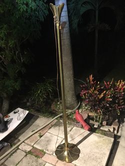 Stiffel brass floor lamp